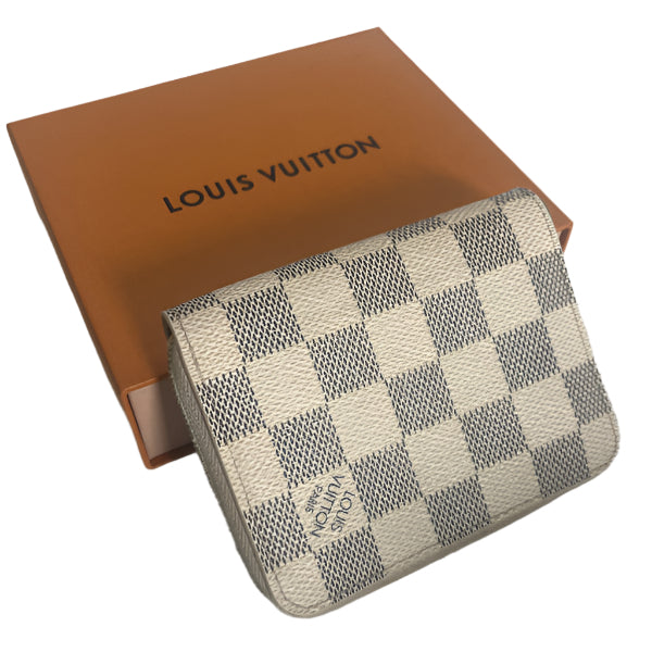 Louis Vuitton Damier Azur Compact Coin Zippy Wallet