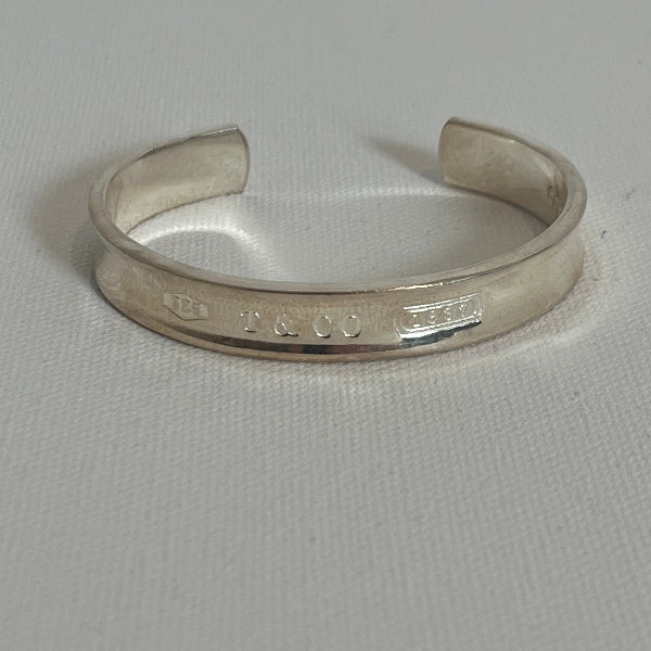 TIFFANY & CO 1837 Collection 925 Silver Cuff Bracelet 1997