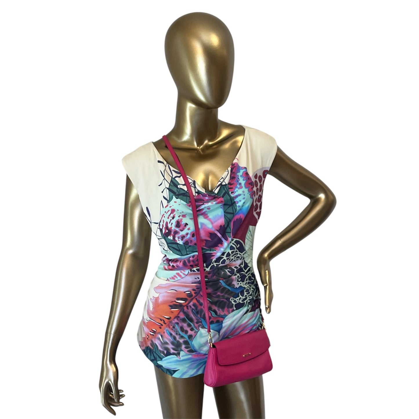Roberto Cavalli Floral Print Tank Top