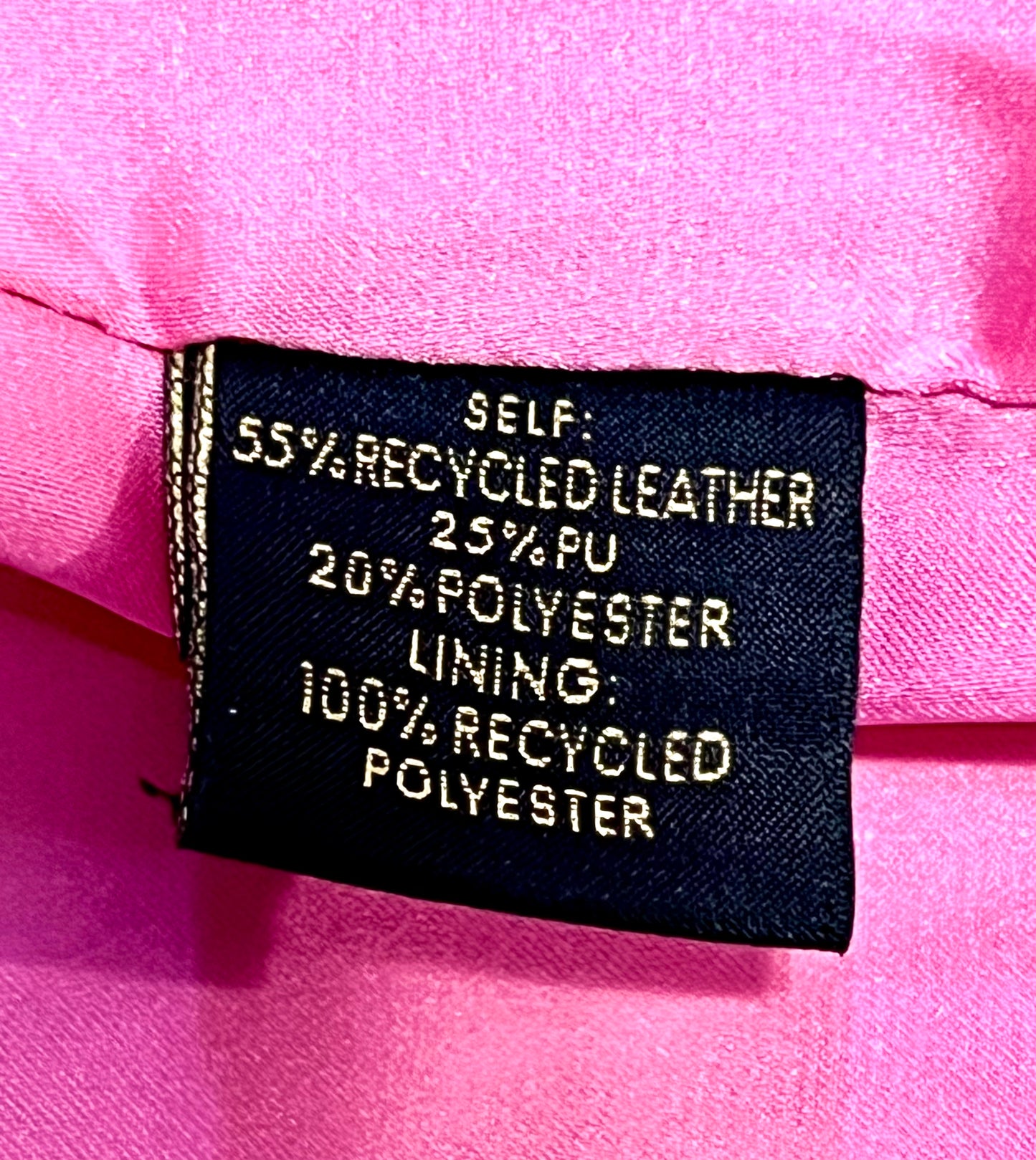 AS by DF Pink Leather Jacket XS