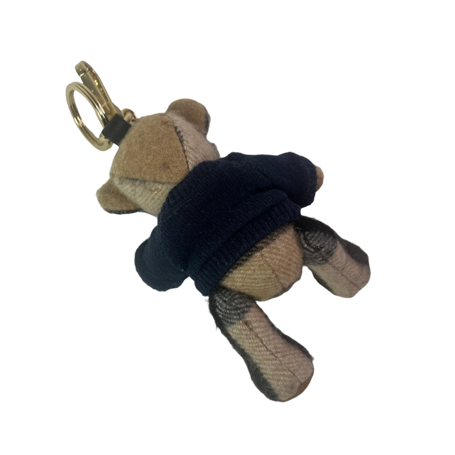 Burberry Thomas Bear Purse Charm Keychain Classic Check Print