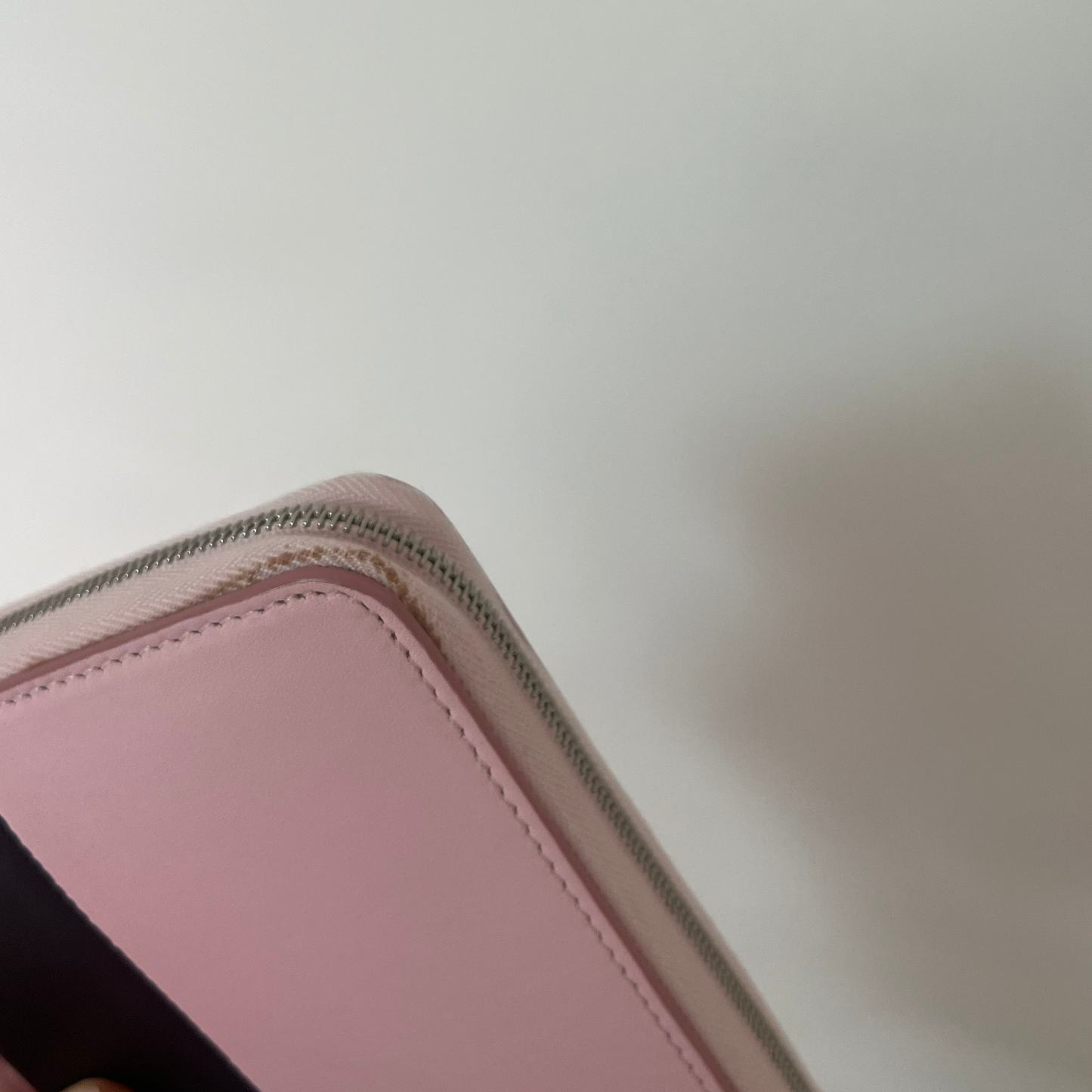 Celine Continental Pink & Black Leather Wallet