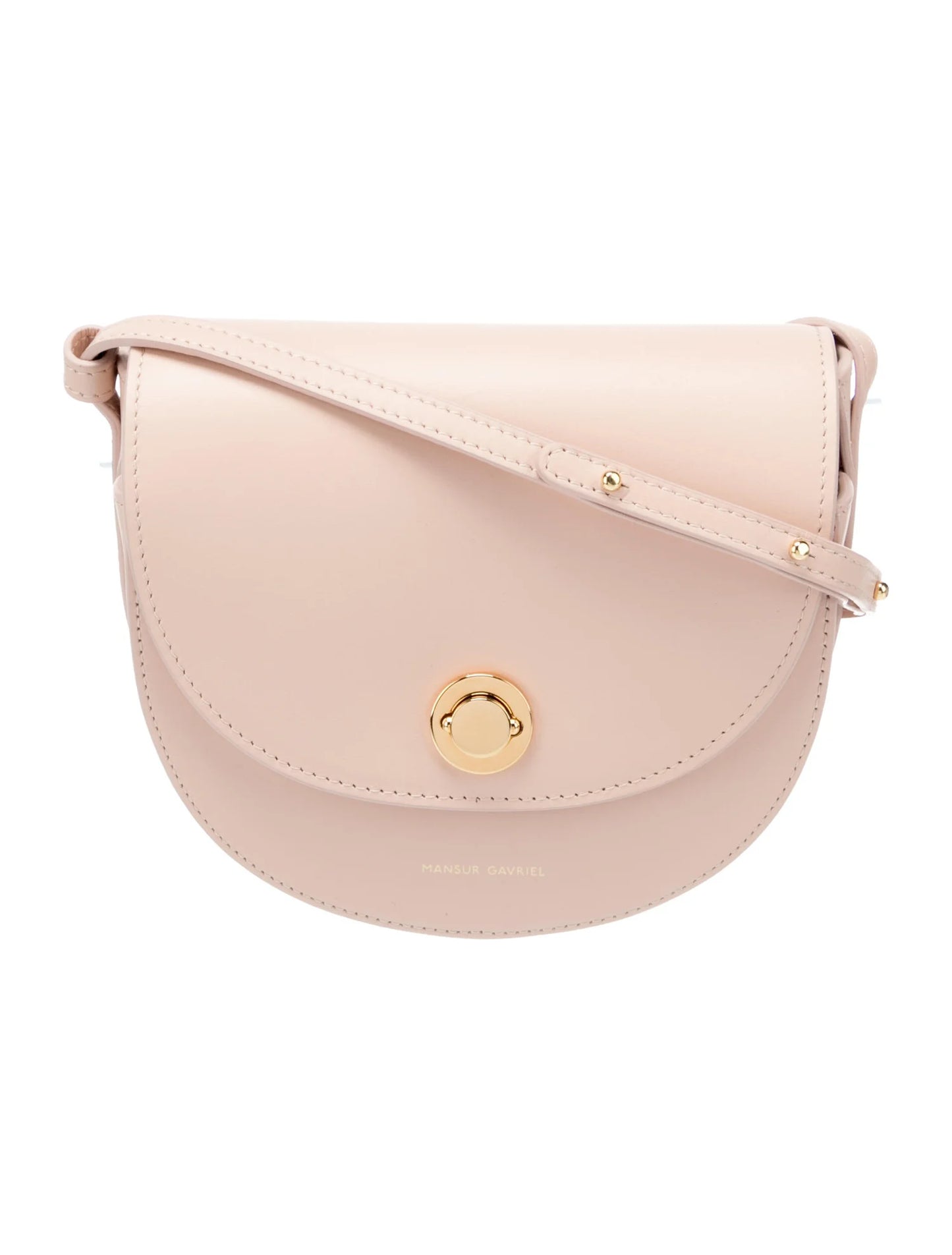 Mansur Gavriel Light Pink Leather Crossbody Bag
