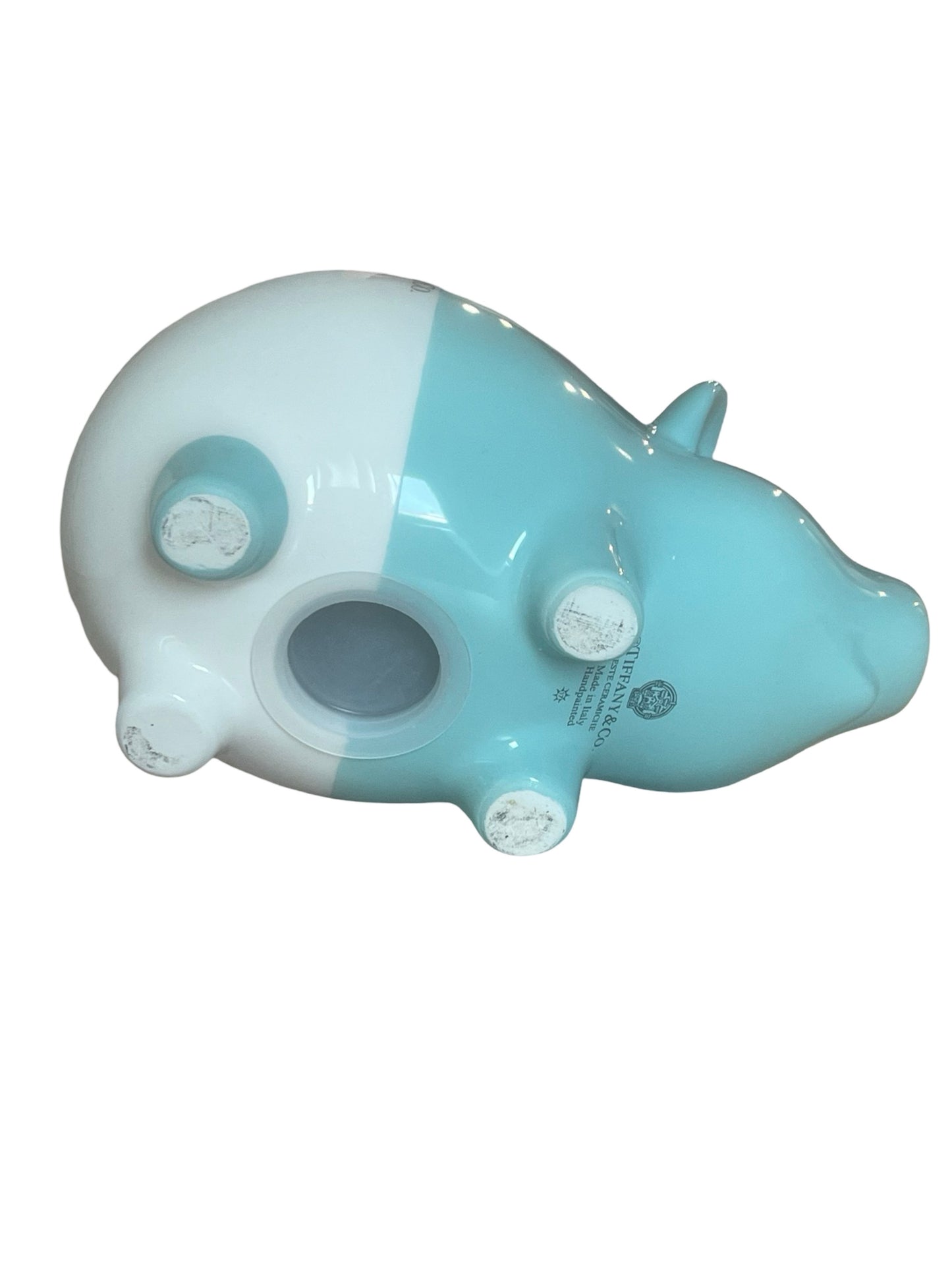 Tiffany & Co Blue Ceramic Piggy Bank