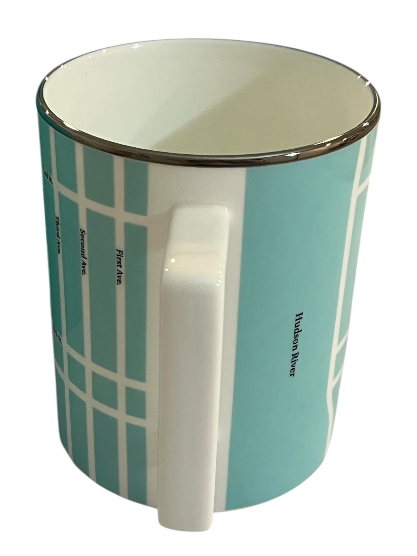 Tiffany & Co Blue Manhattan New York Street Map Coffee Cup