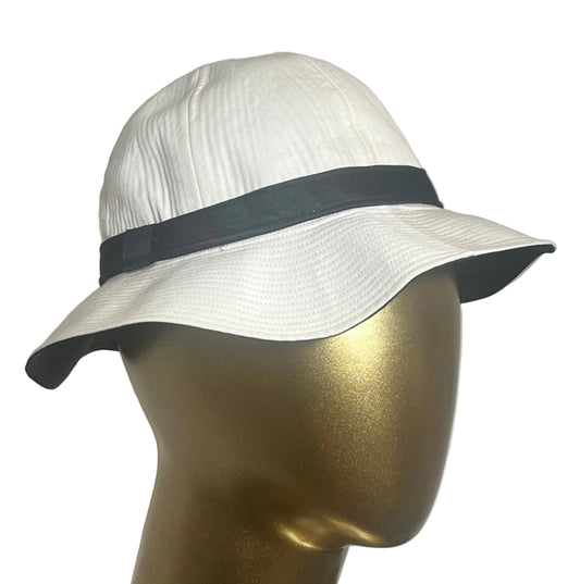 Vintage Chanel White & Black  Bucket Hat France