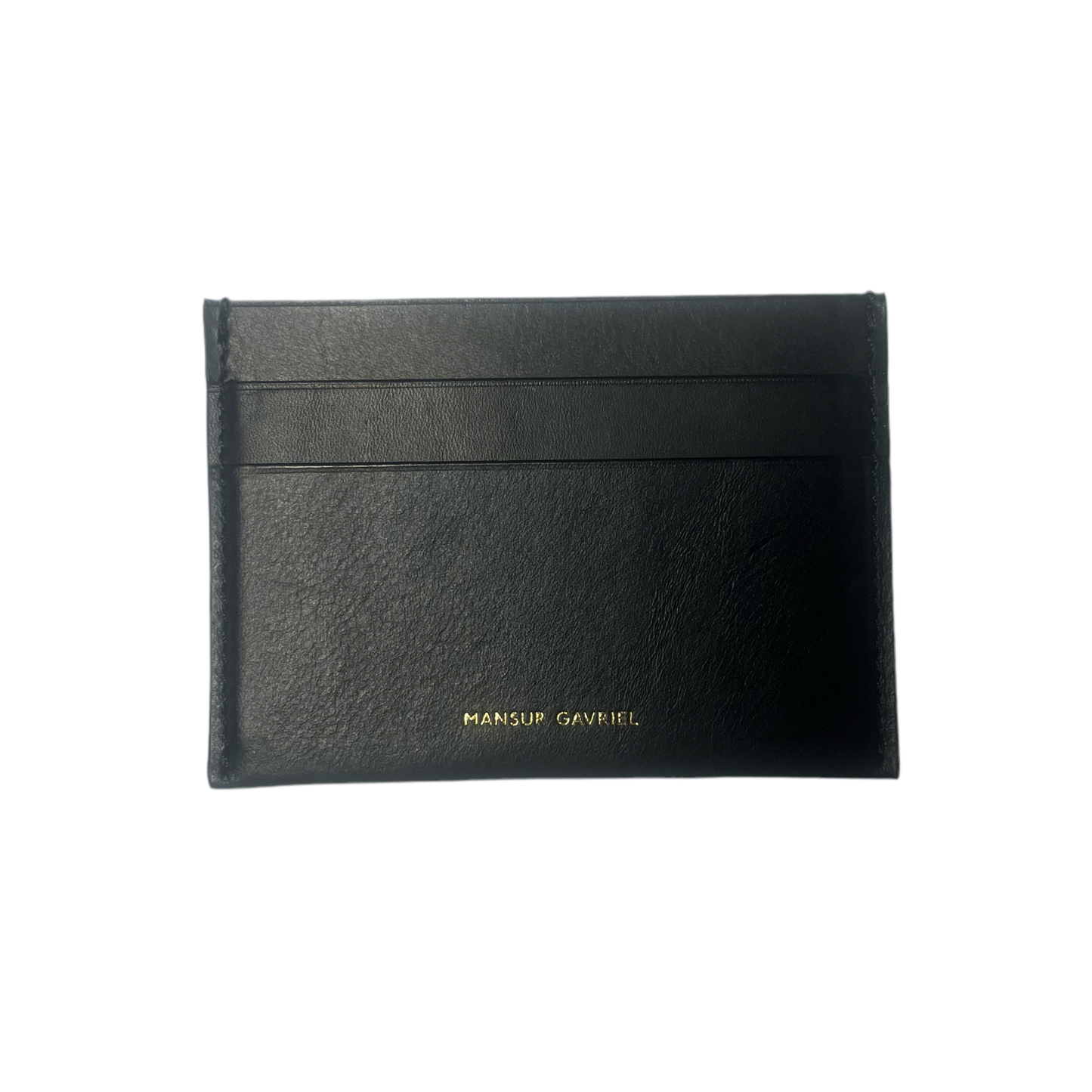 Mansur Gavriel Black Leather Card Holder