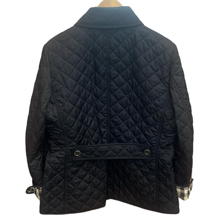 Burberry Brit Navy Blue Quilted Coat Large