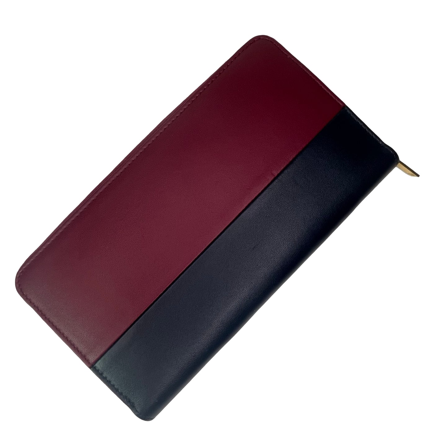 Celine Continental Burgundy Leather Wallet