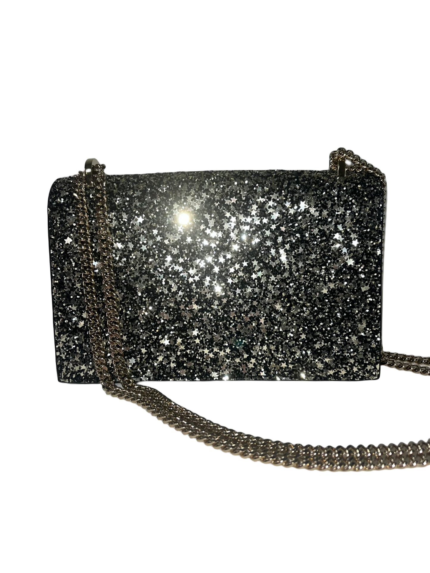 Jimmy Choo Glitter Crossbody Evening Bag