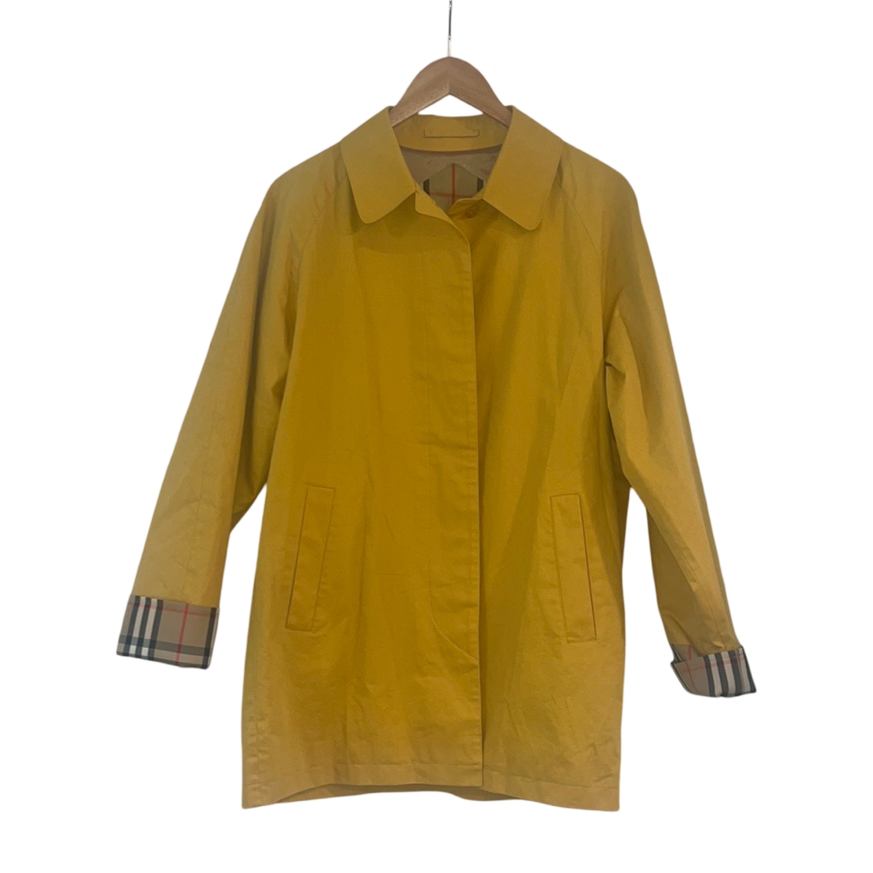 Burberry jacket shops womens yellow