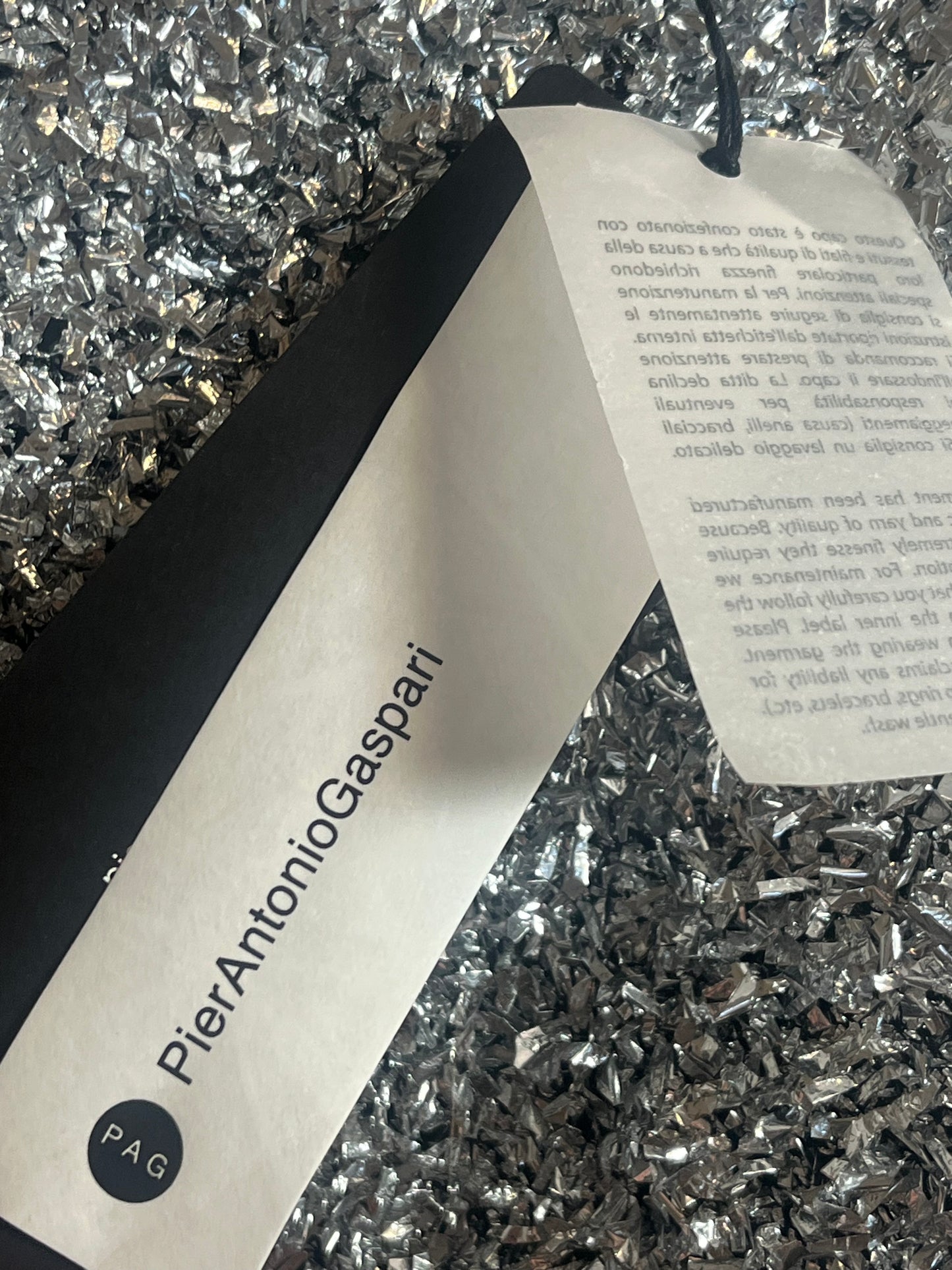 Pier Antonio Gaspari Silver Tinsel Top 38