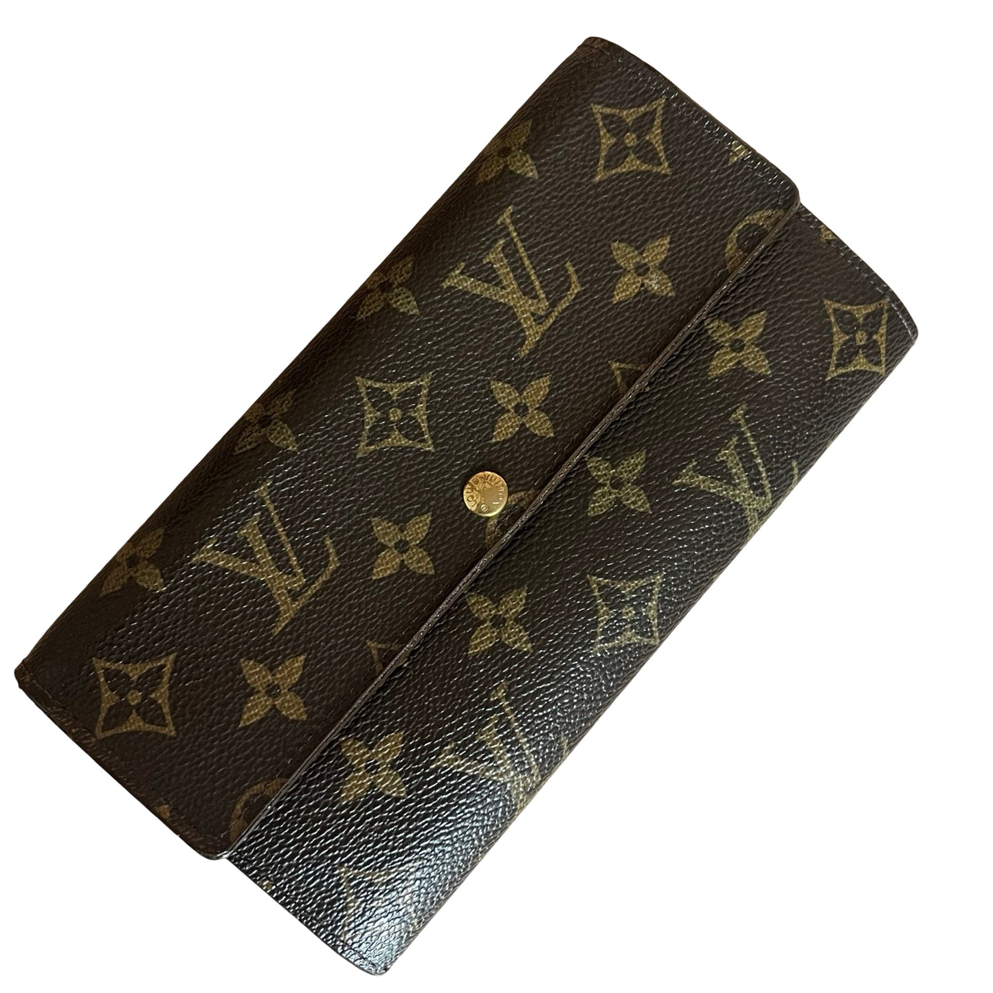 Louis Vuitton Monogram Print Coated Canvas Sarah Wallet