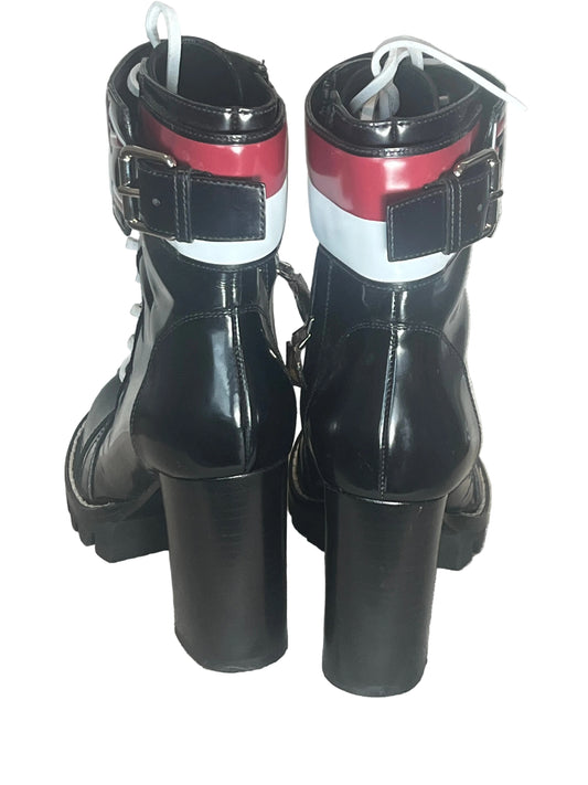 Authentic Louis Vuitton Black Star Trail Combat Boots 38 1/2