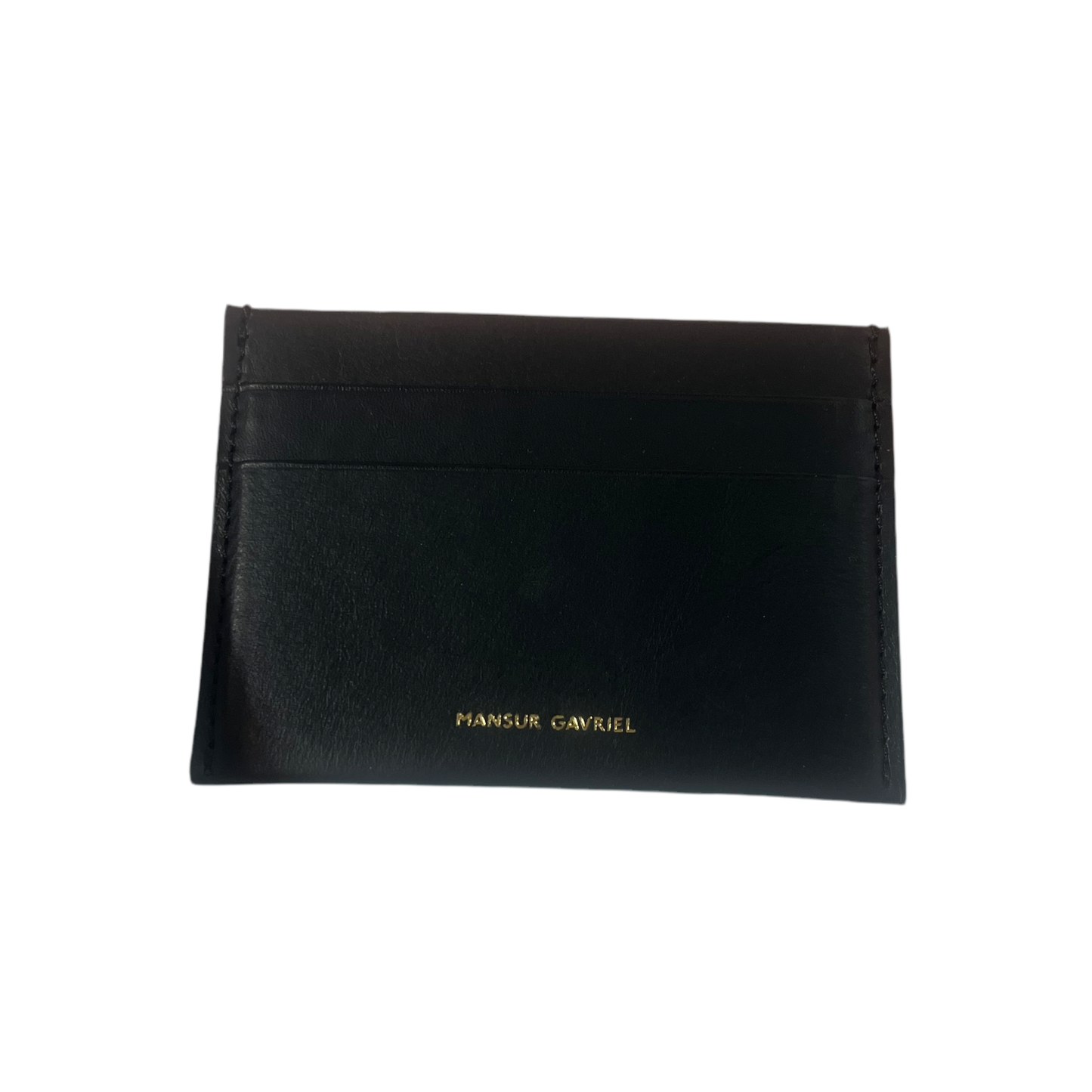 Mansur Gavriel Black Leather Card Holder