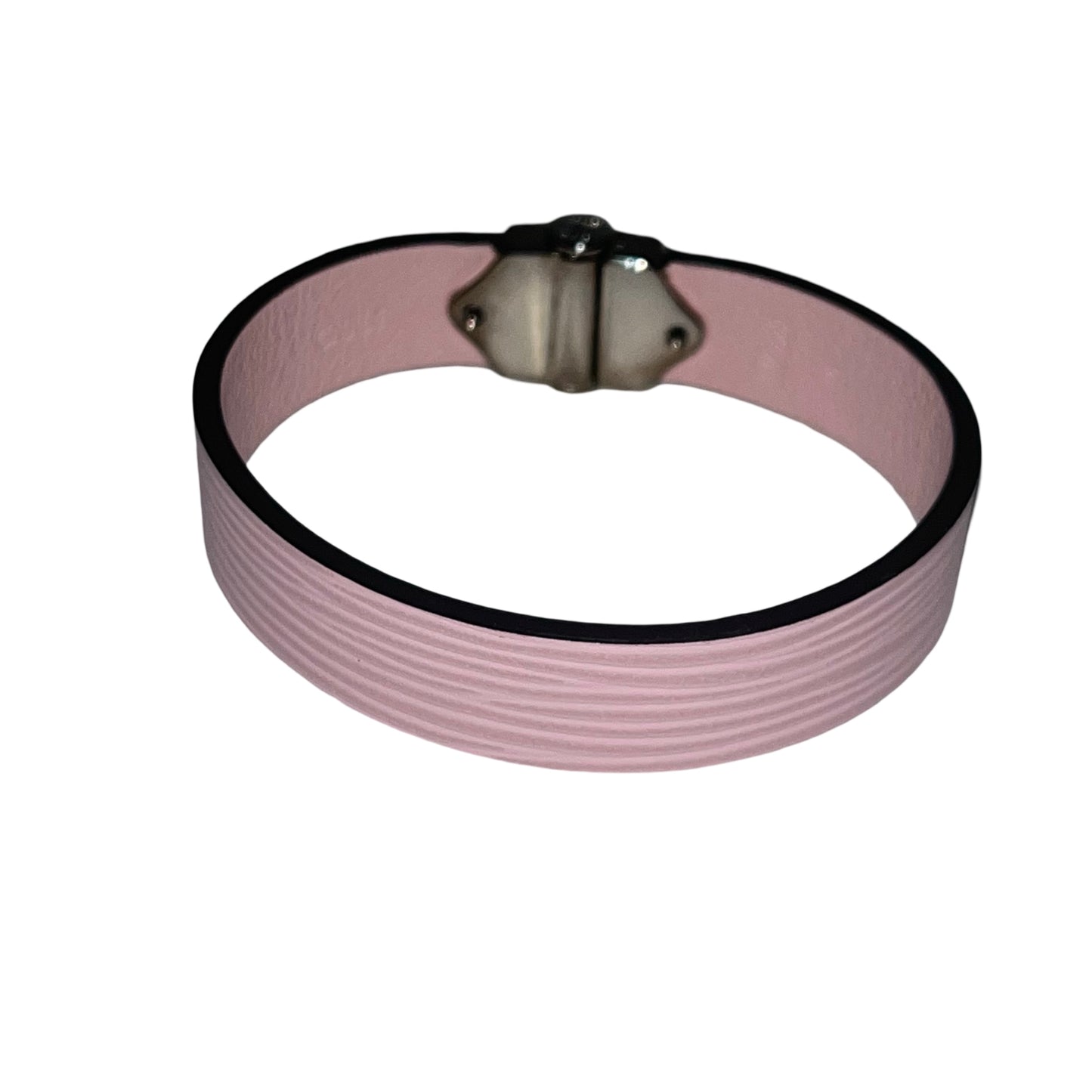 Louis Vuitton Pink Leather Epi Nano Wrap Bracelet