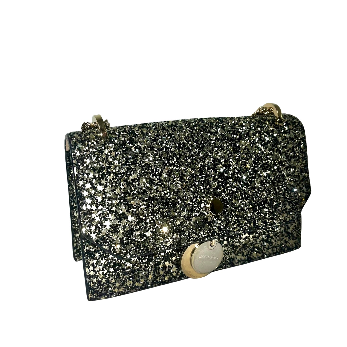 Jimmy Choo Glitter Crossbody Evening Bag