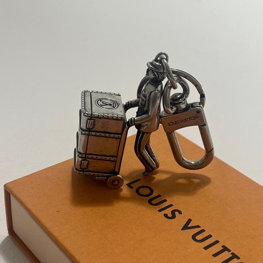 Louis Vuitton Limited Edition Porter Luggage Key Chain Bag Charm