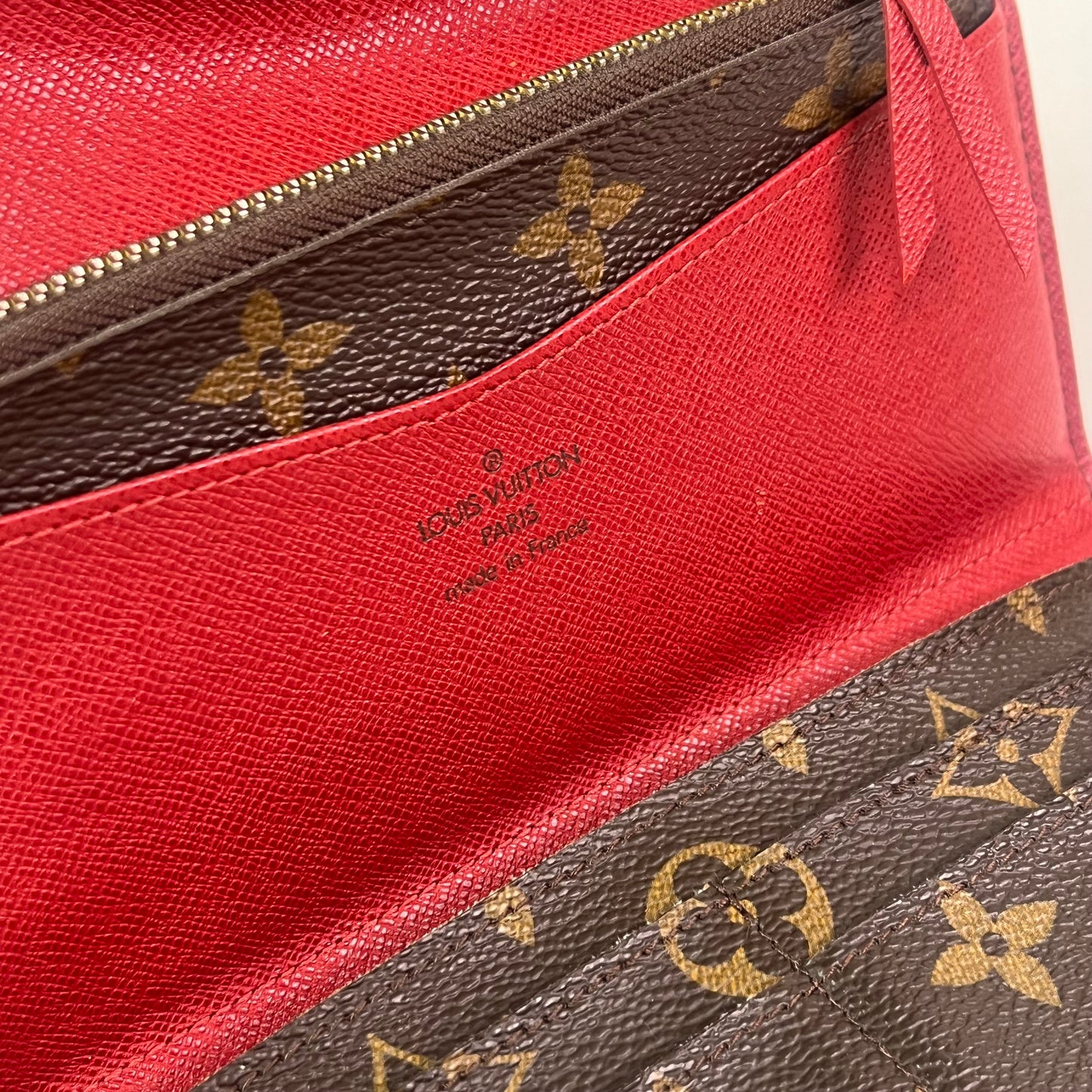 Louis Vuitton Monogram Coated Canvas Josephine Wallet