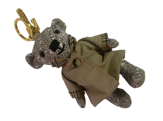 Burberry Bear Collectable Key Chain Charm with Coat