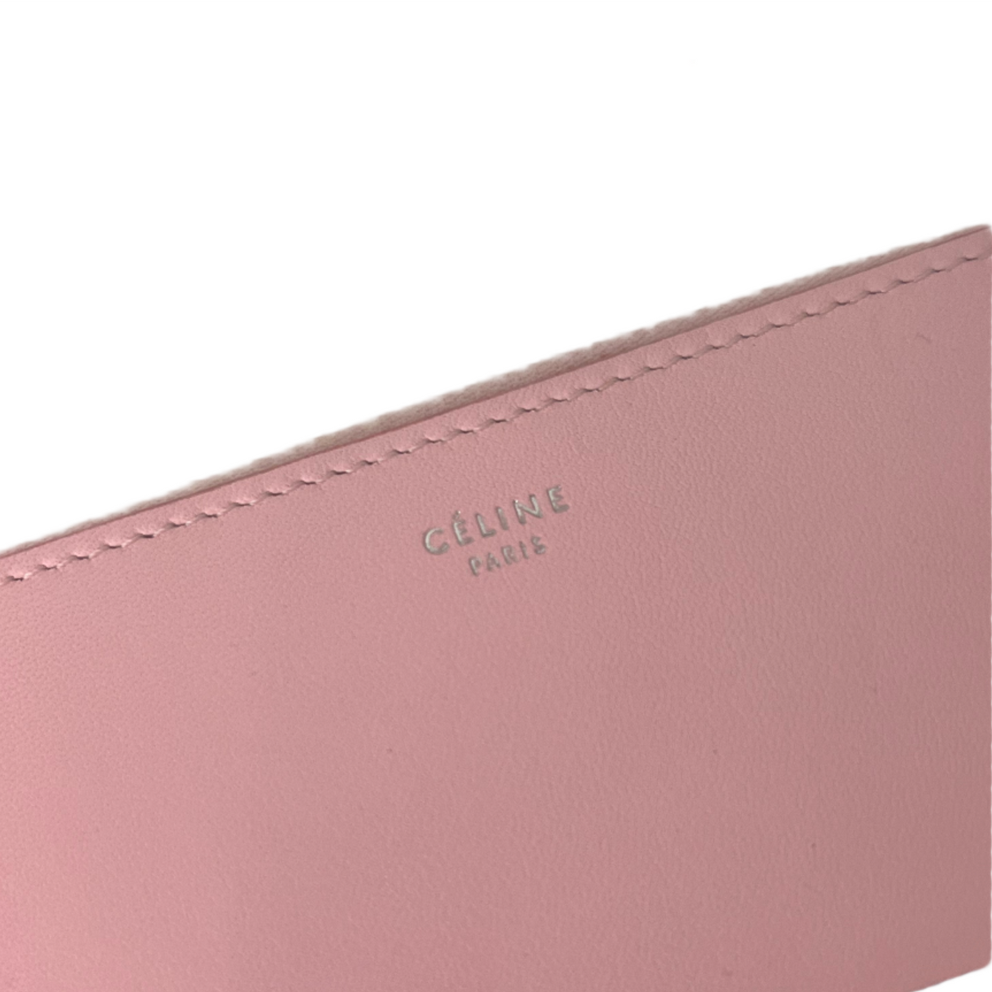 Celine Continental Pink & Black Leather Wallet