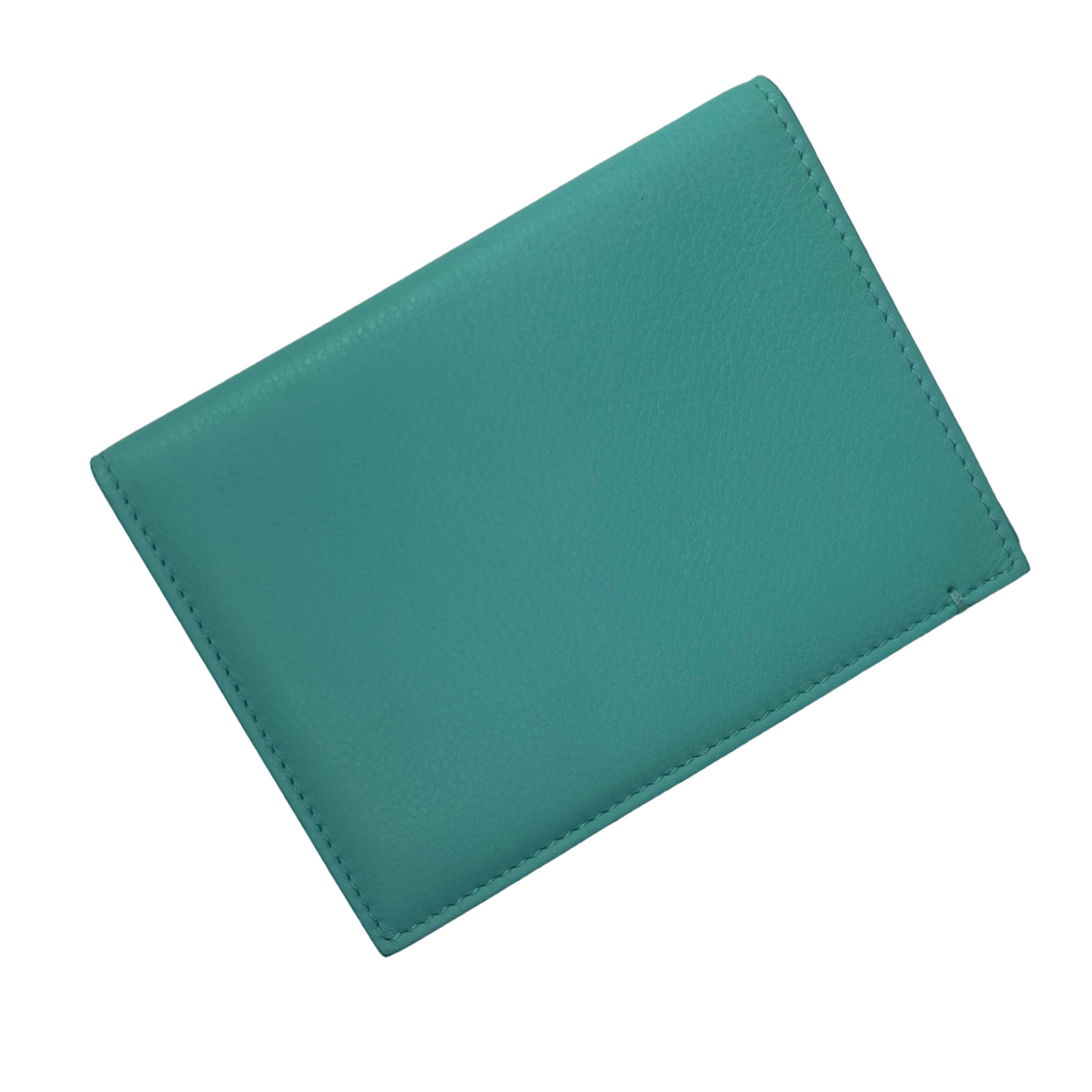 Tiffany & Co Blue Leather Passport Holder