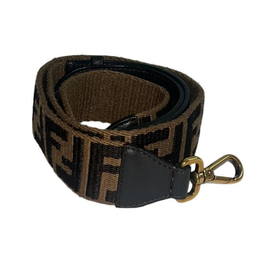 Fendi Brown Zucca Shoulder Strap You