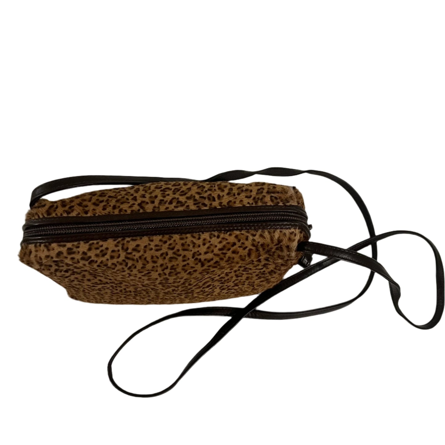 Bottega Veneta Leopard Print Pony Hair Cross Body Handbag