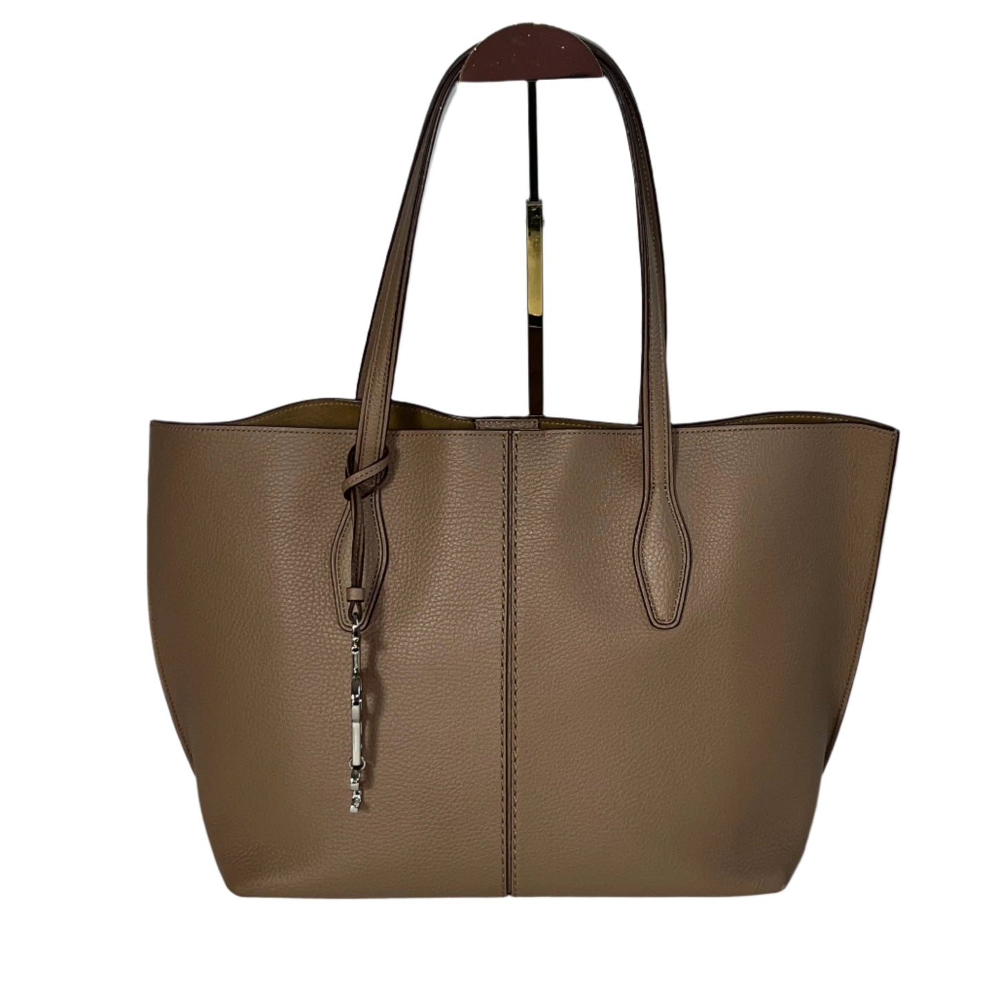 Tod's Taupe Leather Large Tote Bag