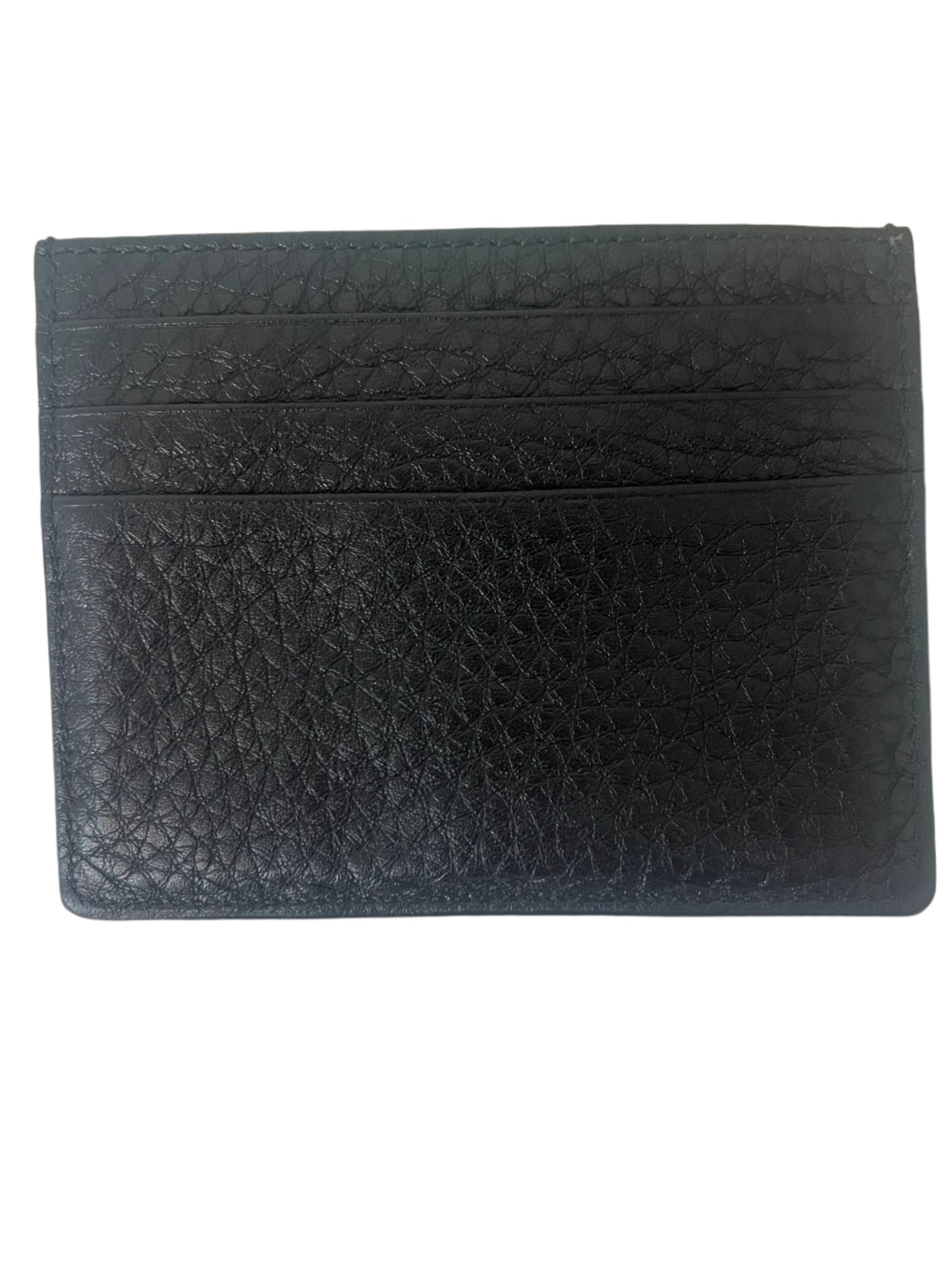 Fendi Black Yellow Card Wallet