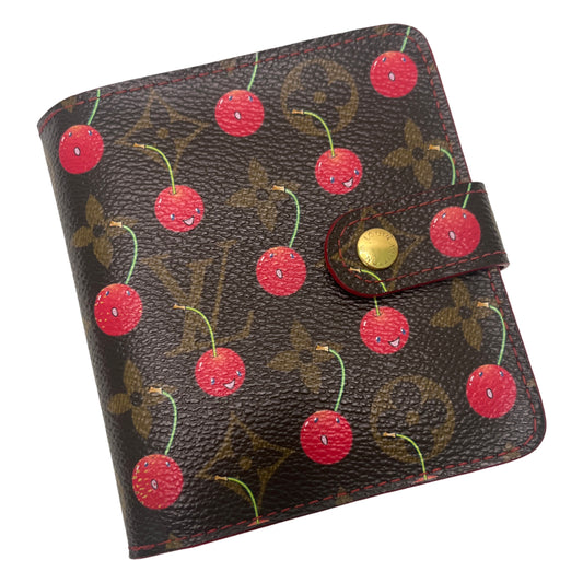 Louis Vuitton Cherry Monogram Cerises Compact Zippé Wallet