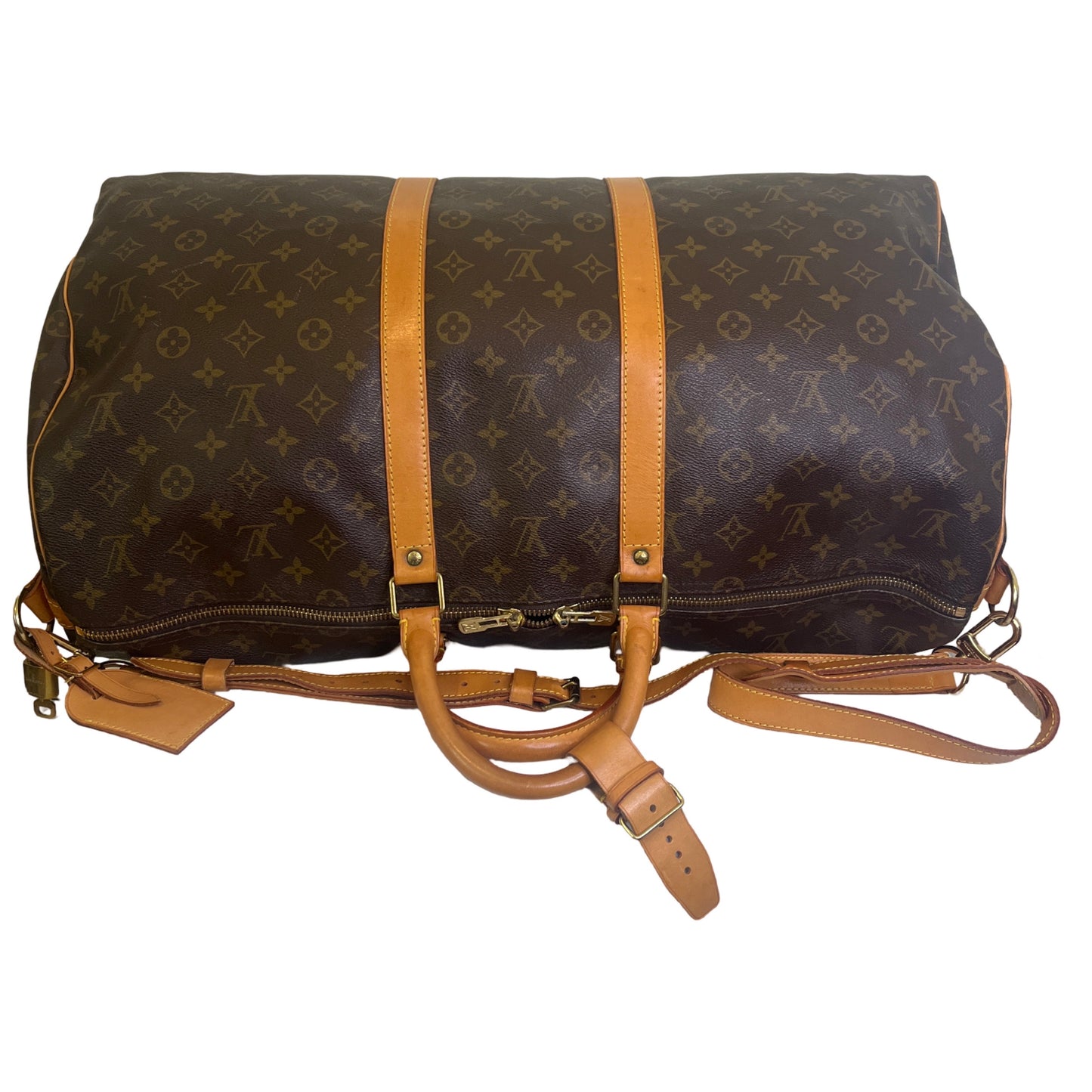 Vintage Louis Vuitton Monogram Keepall Bandouliere 55