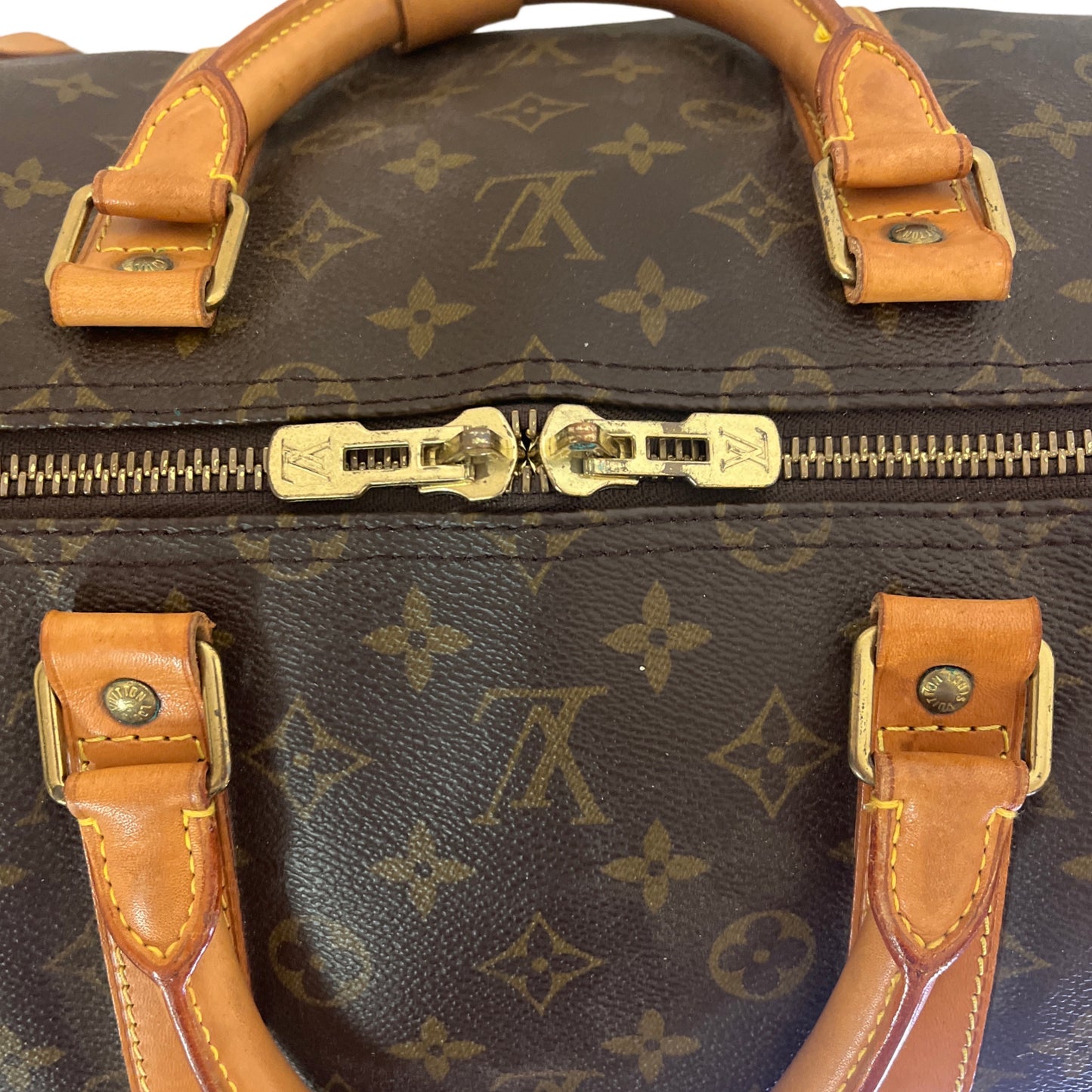 Vintage Louis Vuitton Monogram Keepall Bandouliere 55