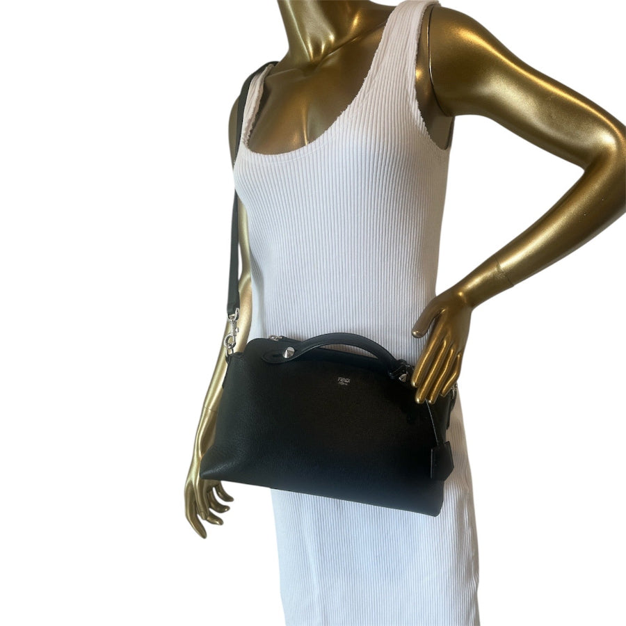 Fendi Black Small By The Way Bag w/ Strap