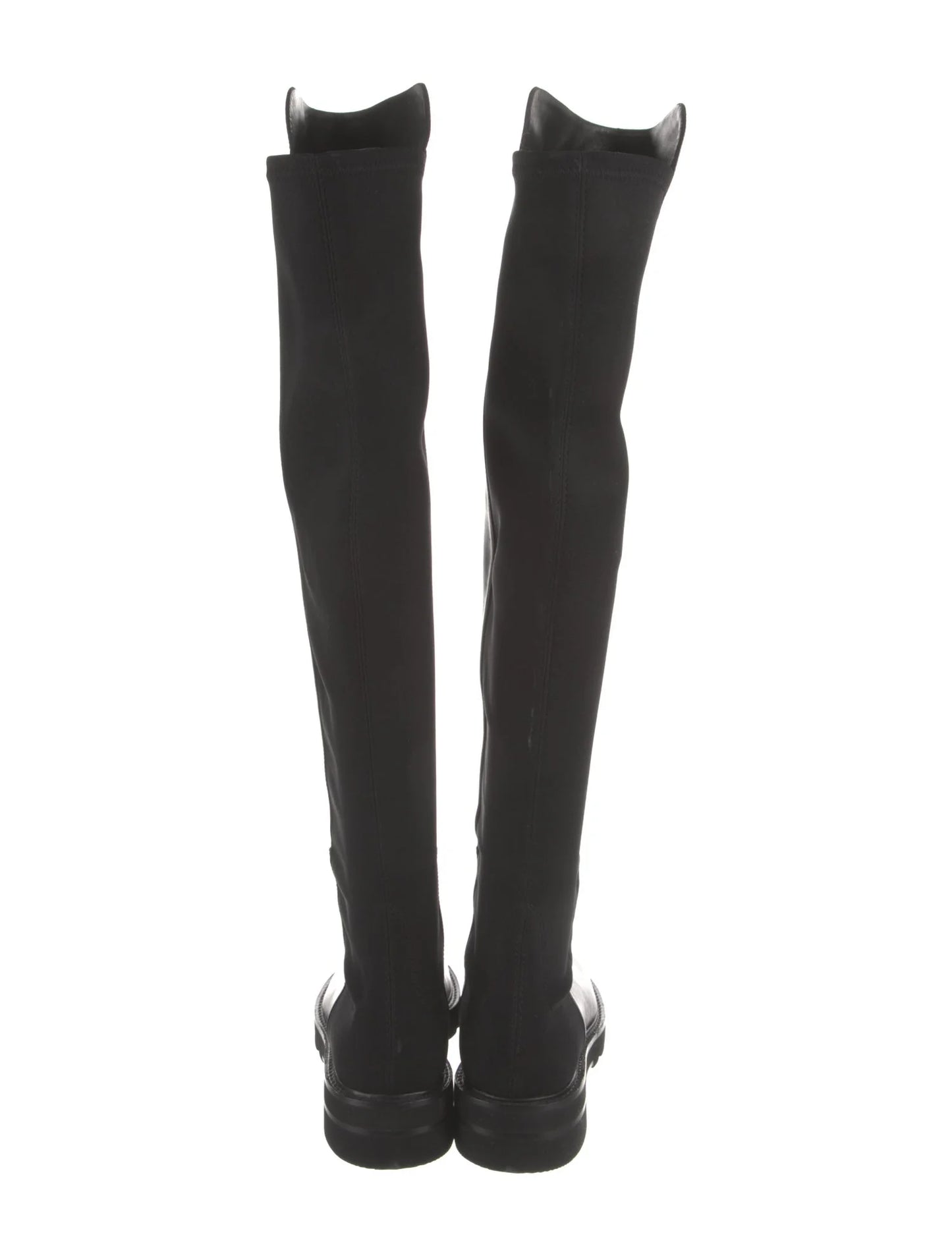 Stuart Weitzman Black Leather Over-The-Knee Boots Size 8 1/2