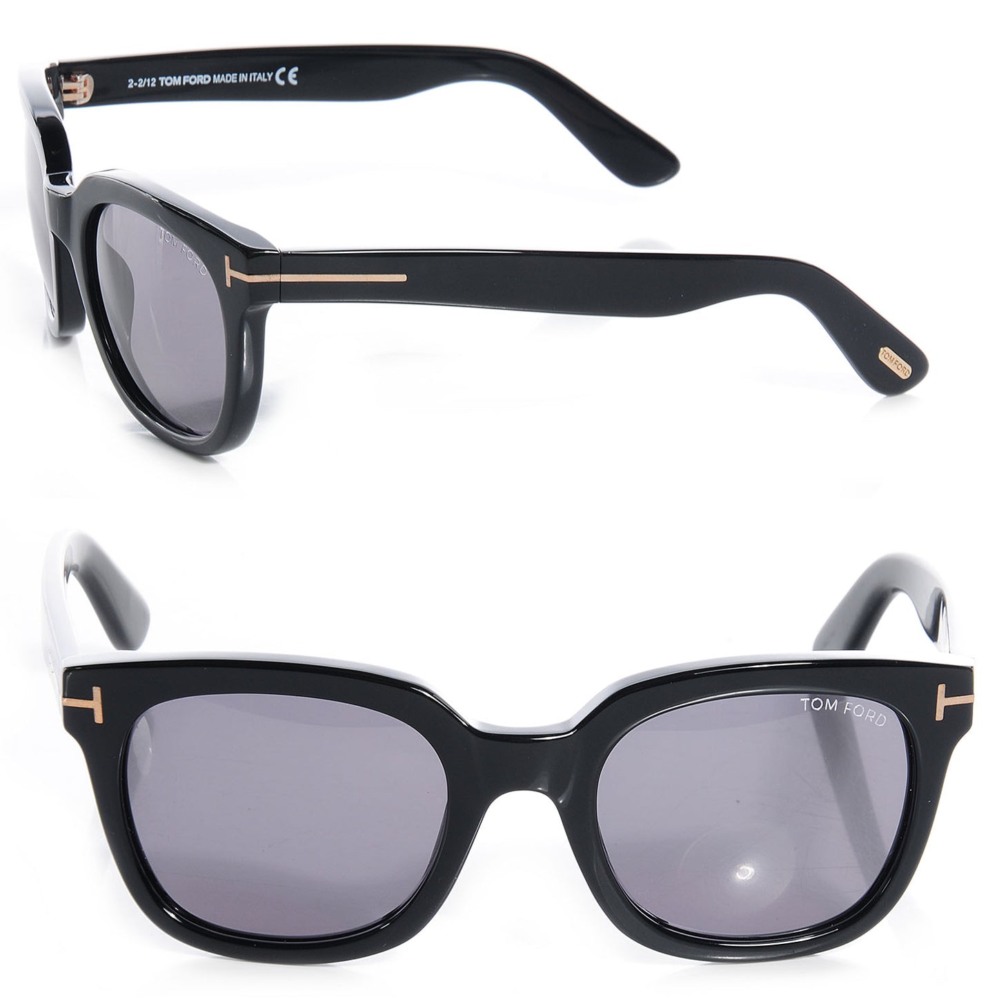 Tom Ford Campbell Black Sunglasses TF198