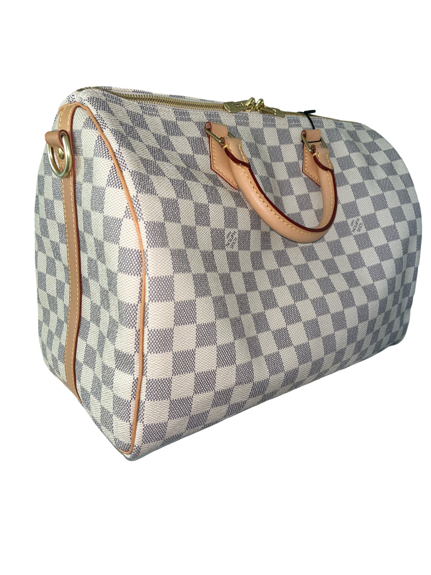 Louis Vuitton Speedy Damier Azur Bandouliere 35 Luxica