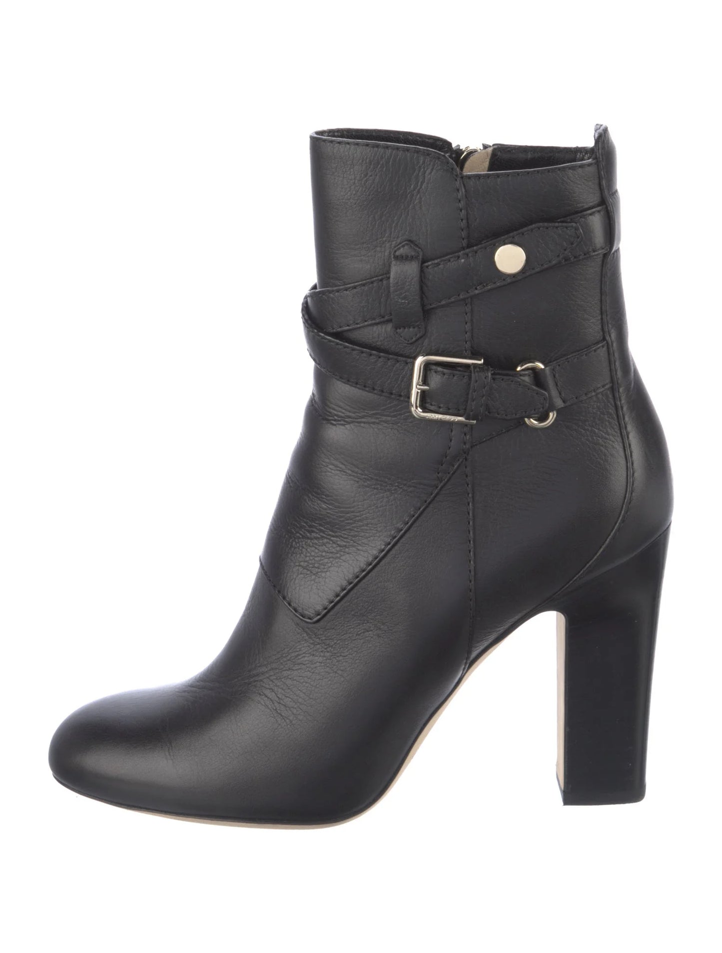 Jimmy Choo Black Mitchel 100 High Heel Ankle Boots  39.5