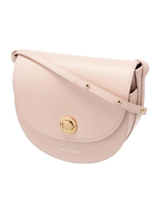 Mansur Gavriel Light Pink Leather Crossbody Bag