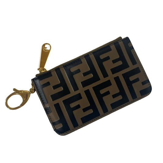 Fendi Zucca FF Coin Pouch Keychain