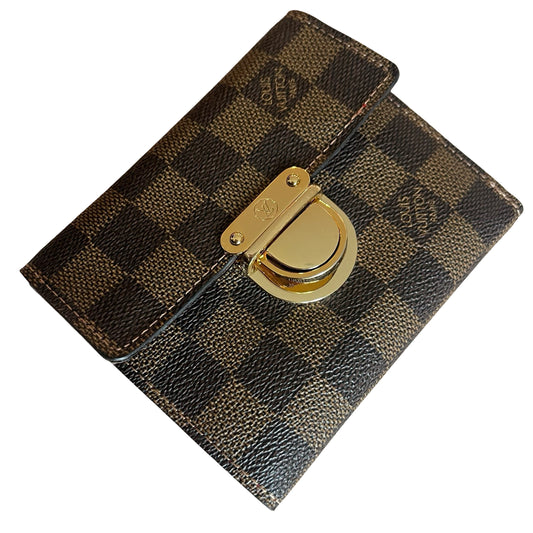 Louis Vuitton Damier Ebene Pattern Coated Canvas Koala Wallet