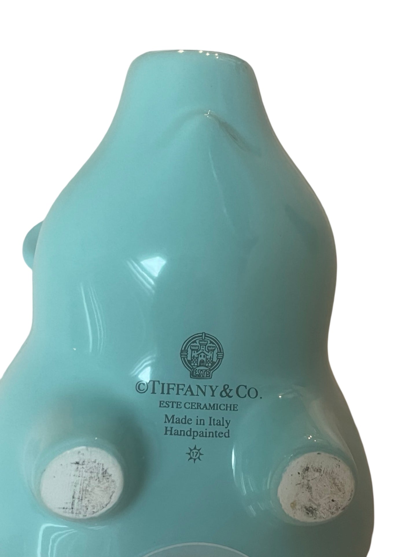 Tiffany & Co Blue Ceramic Piggy Bank