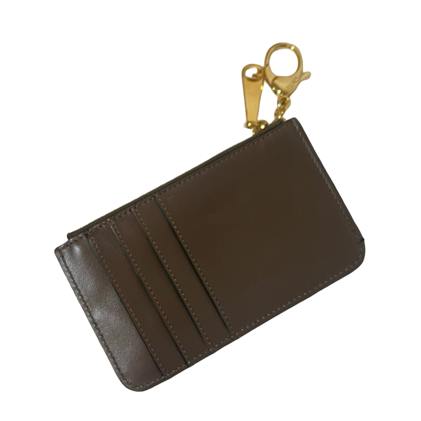 Fendi Zucca FF Coin Pouch Keychain