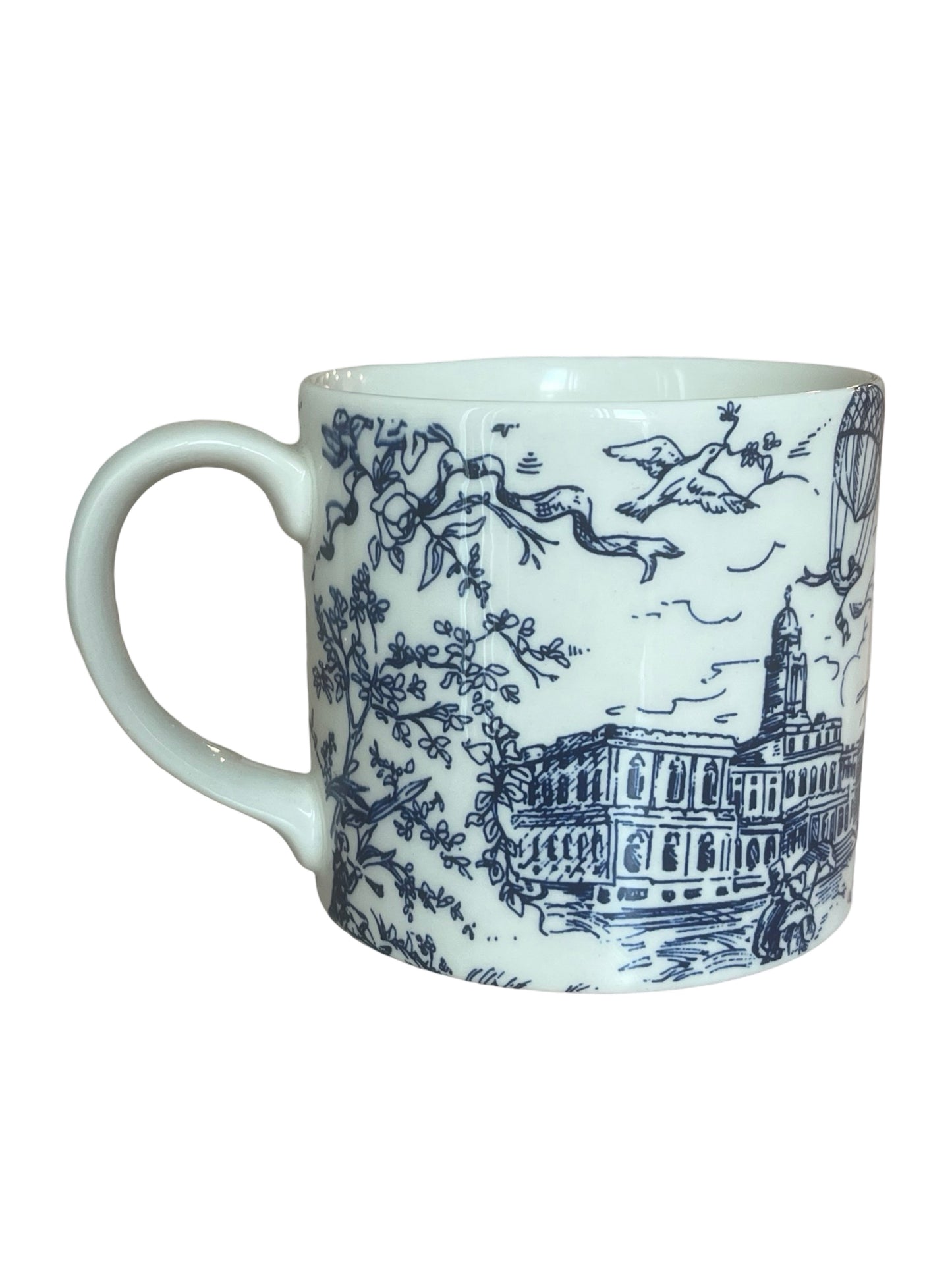 Tiffany & Co New York Toile Coffee Cup Mug