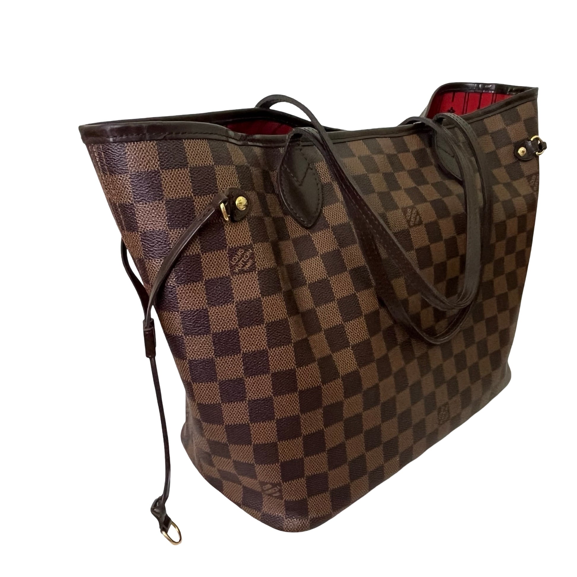 Louis Vuitton Damier Ebene Neverfull MM with Pouch