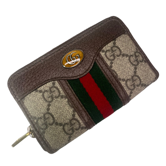 Gucci GG Supreme Zip Around Wallet