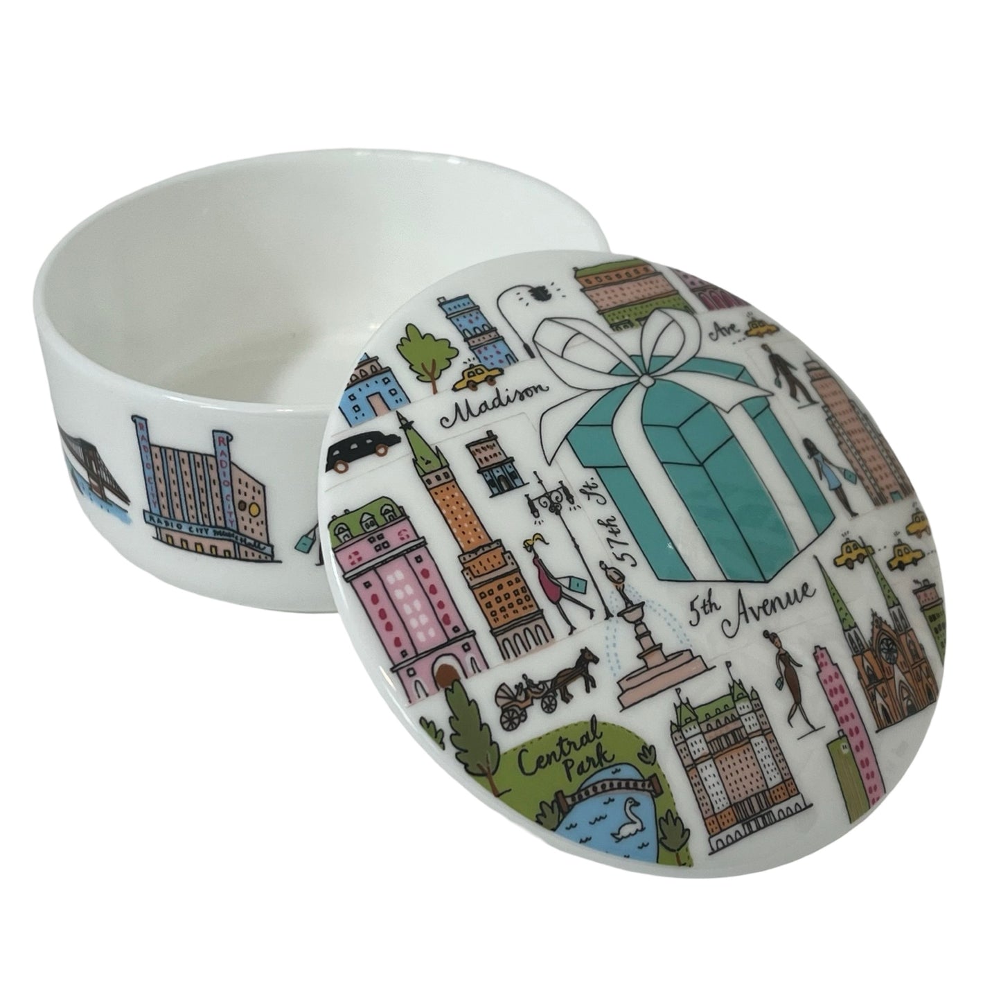 Tiffany & Co. 5th Avenue Porcelain Catchall Box