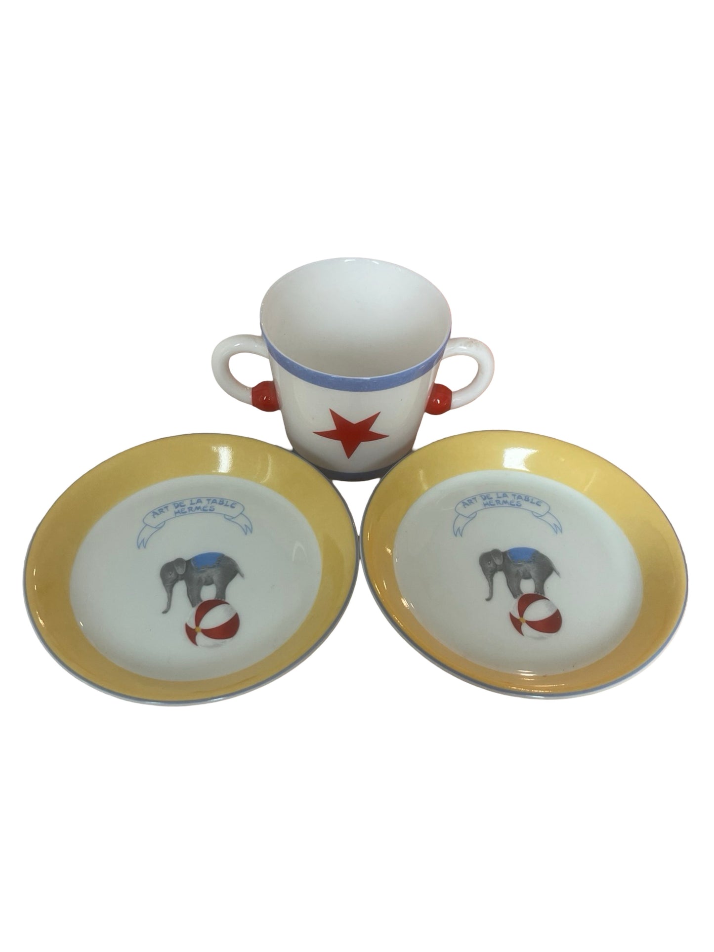 Hermes Circus Children's Cup and Saucer Set