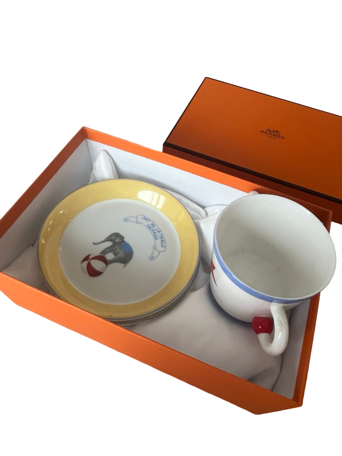 Hermes Circus Children's Cup and Saucer Set