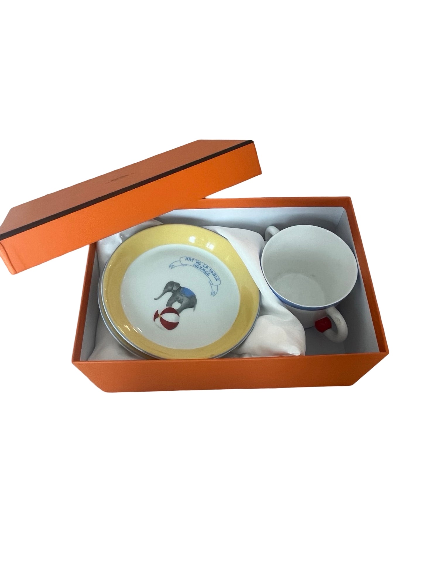 Hermes Circus Children's Cup and Saucer Set